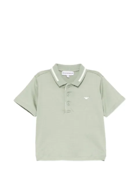 Emporio Armani Kids logo-embroidered polo shirt