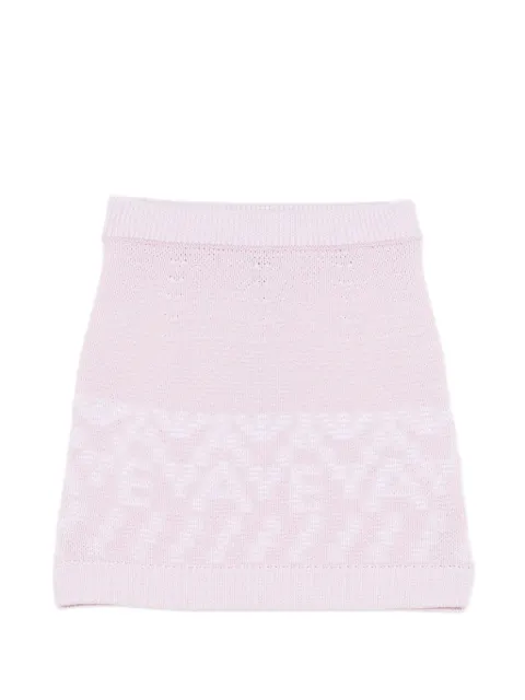 Emporio Armani Kids logo-intarsia skirt