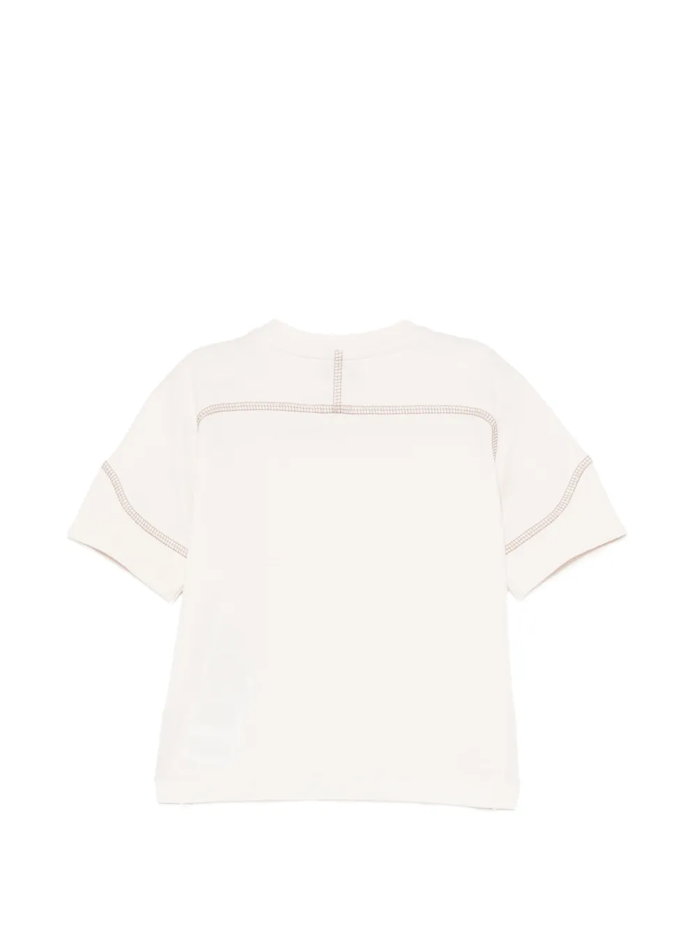 Emporio Armani Kids T-shirt met logopatch Beige