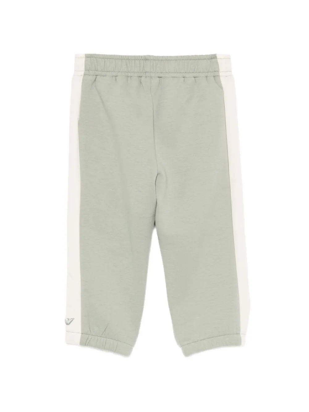 Emporio Armani Kids logo-tape track pants Groen