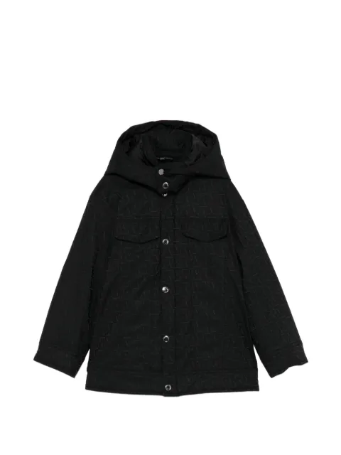 Emporio Armani Kids chamarra de mezclilla con logo