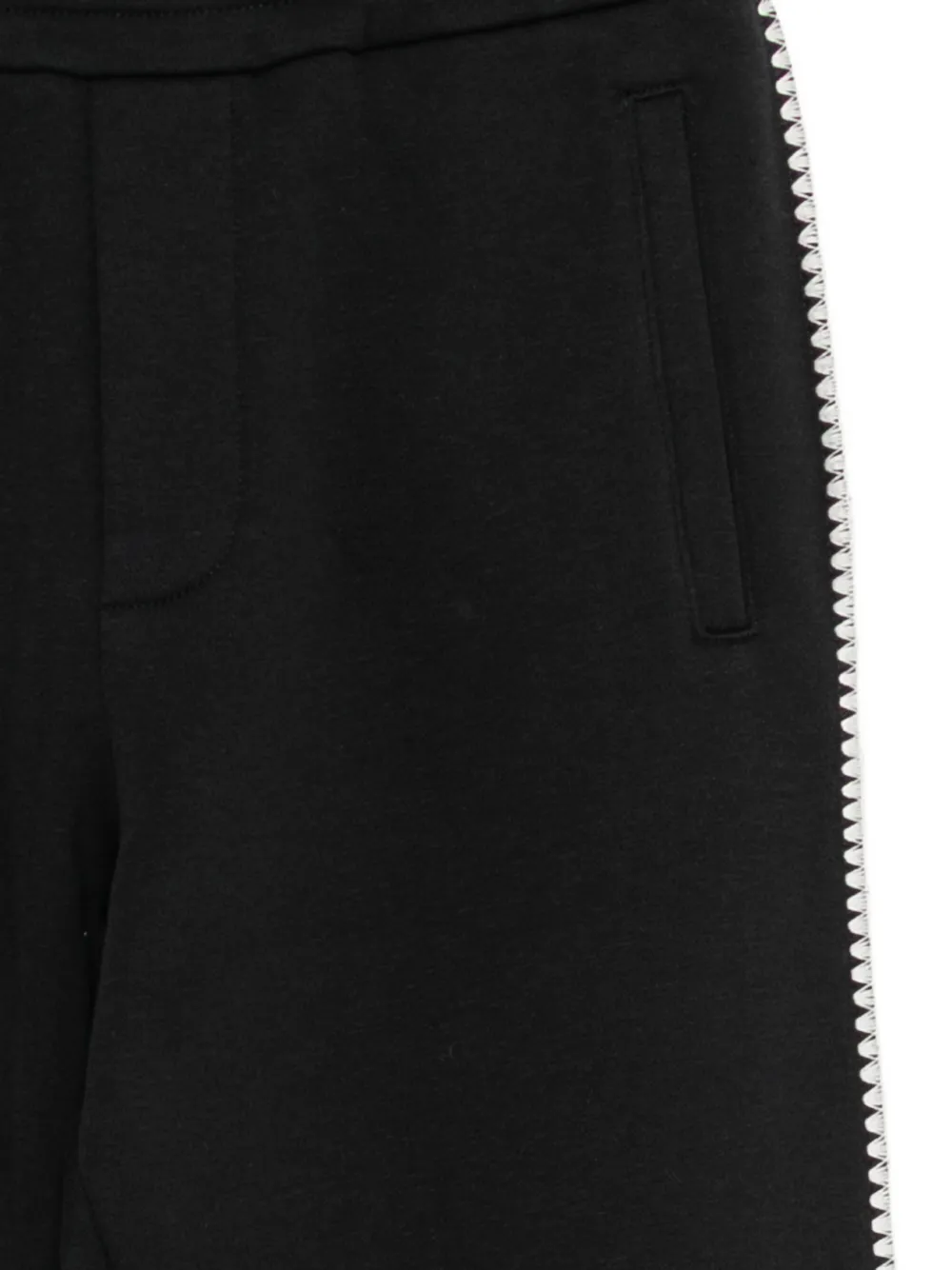 Emporio Armani Kids Trainingsbroek met geborduurd logo Zwart