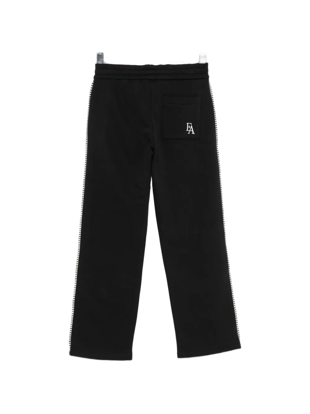 Emporio Armani Kids Trainingsbroek met geborduurd logo Zwart