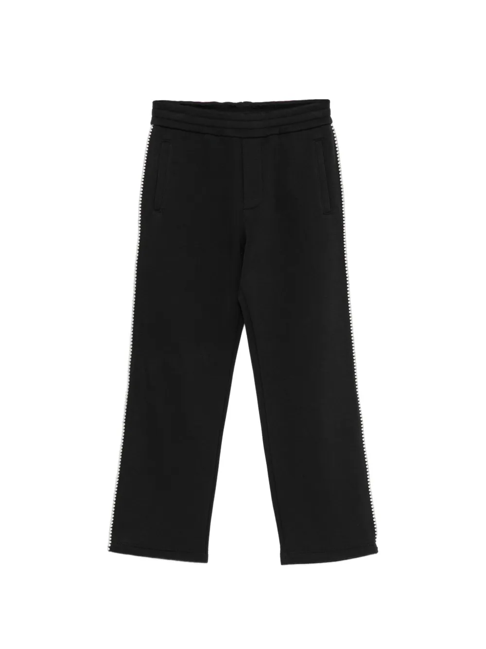 Emporio Armani Kids logo-embroidered track pants - Nero