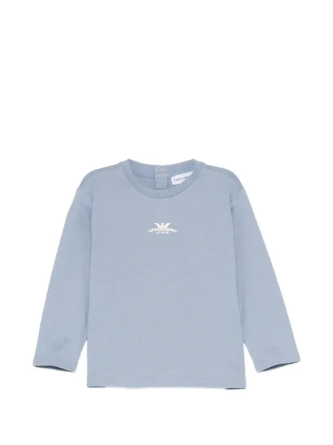 Emporio Armani Kids t-shirt à logo brodé