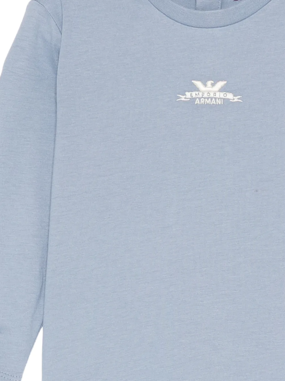 Emporio Armani Kids T-shirt met lange mouwen Blauw