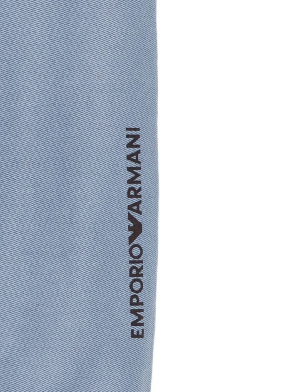 Emporio Armani Kids Trainingsbroek met diagonale logo-print Blauw
