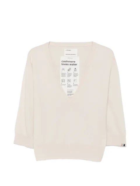 extreme cashmere Pearl Pullover mit V-Ausschnitt