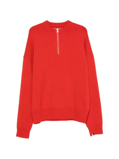 extreme cashmere Like quarter-zip sweater