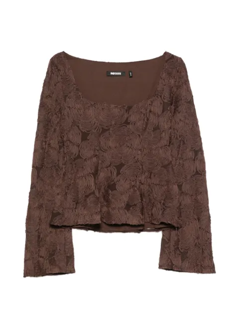 ROTATE BIRGER CHRISTENSEN Blusa con applicazioni a fiori