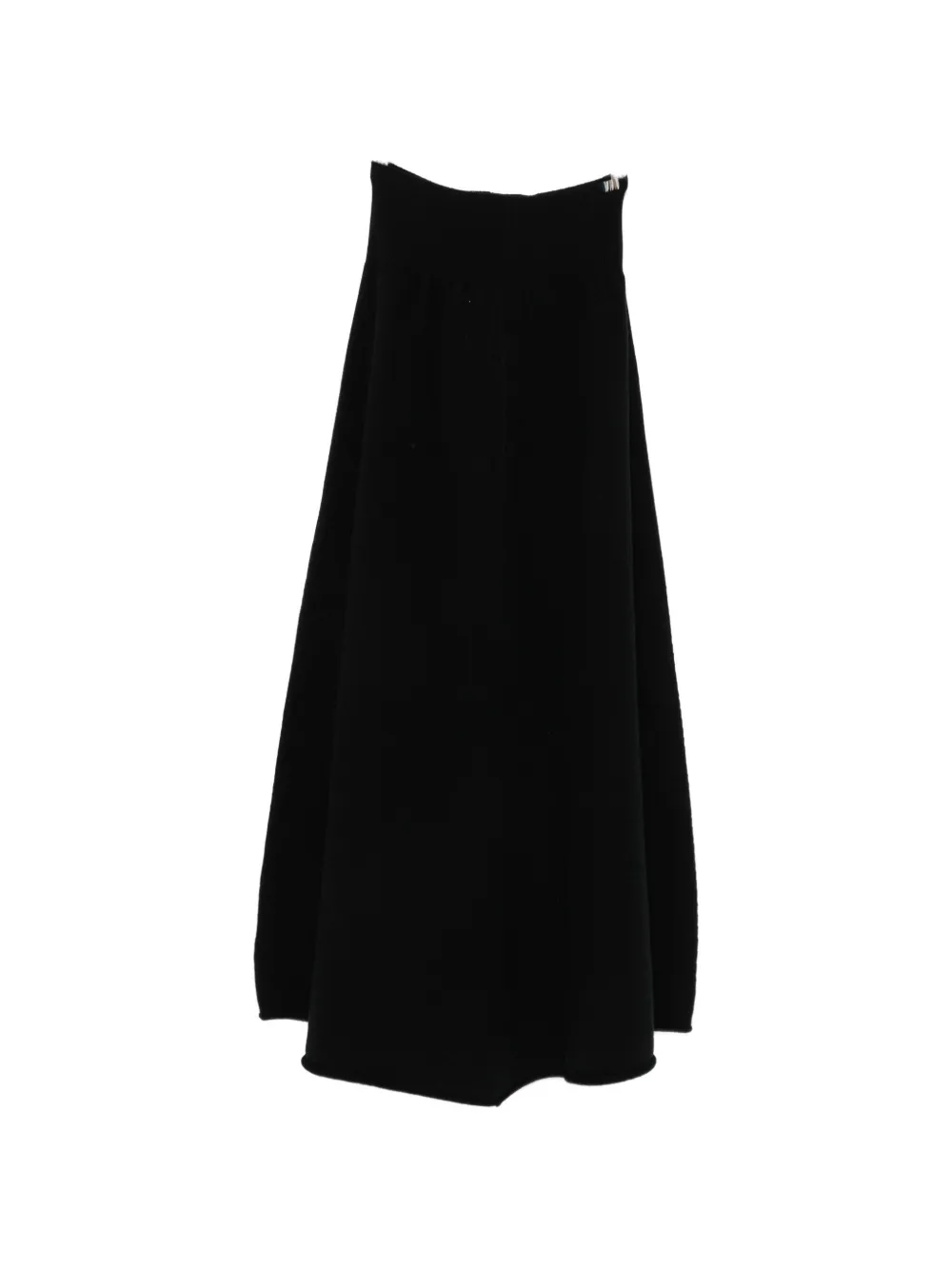 extreme cashmere Grace Short knitted maxi skirt - Schwarz