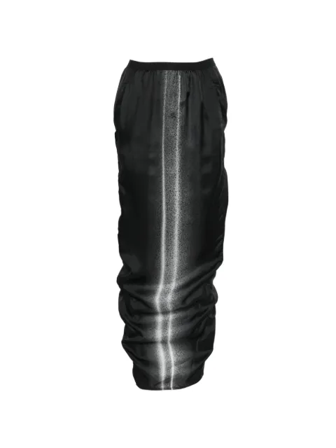 Rick Owens jupe longue à effet dégradé