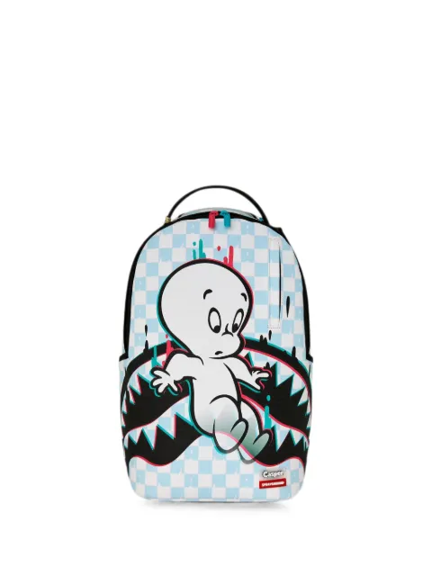sprayground kid Casper Fade Away checkered backpack