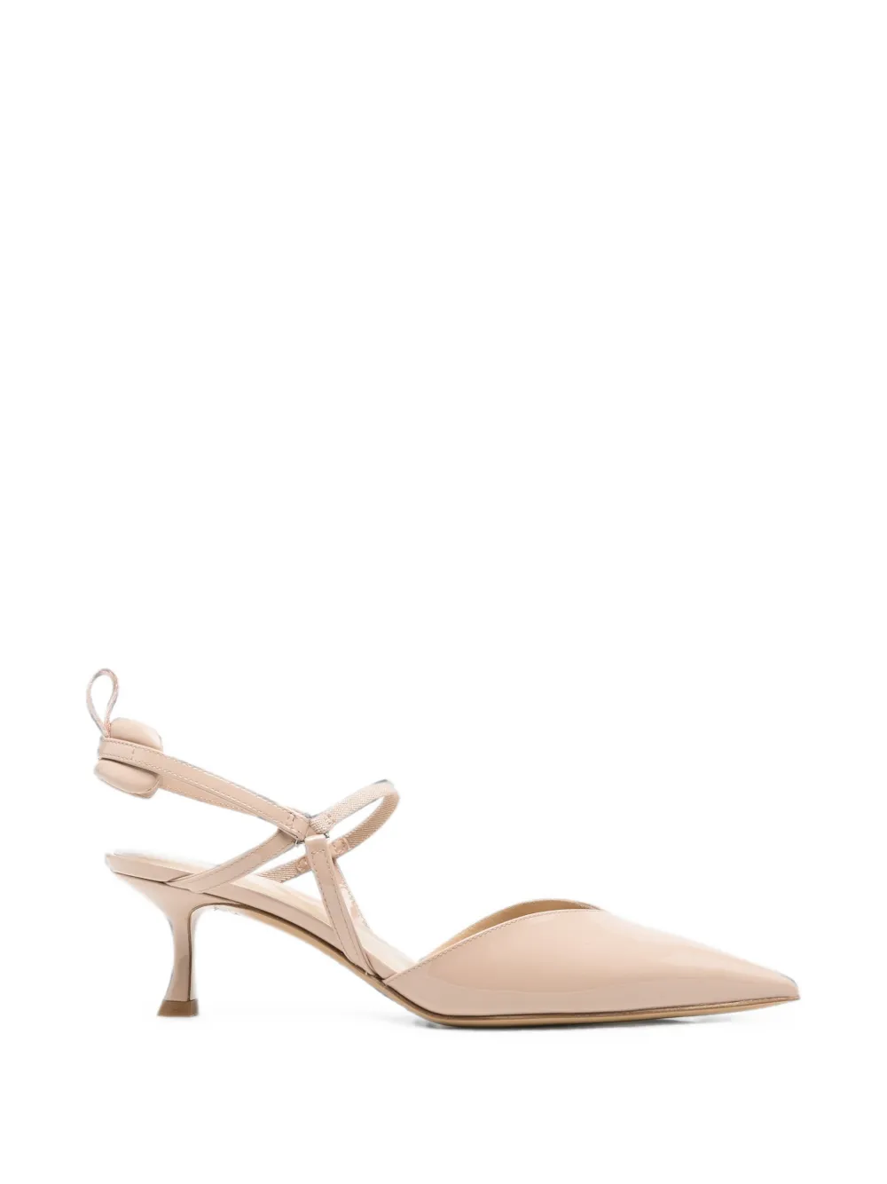 FENDI Slingback pumps met puntige neus Roze