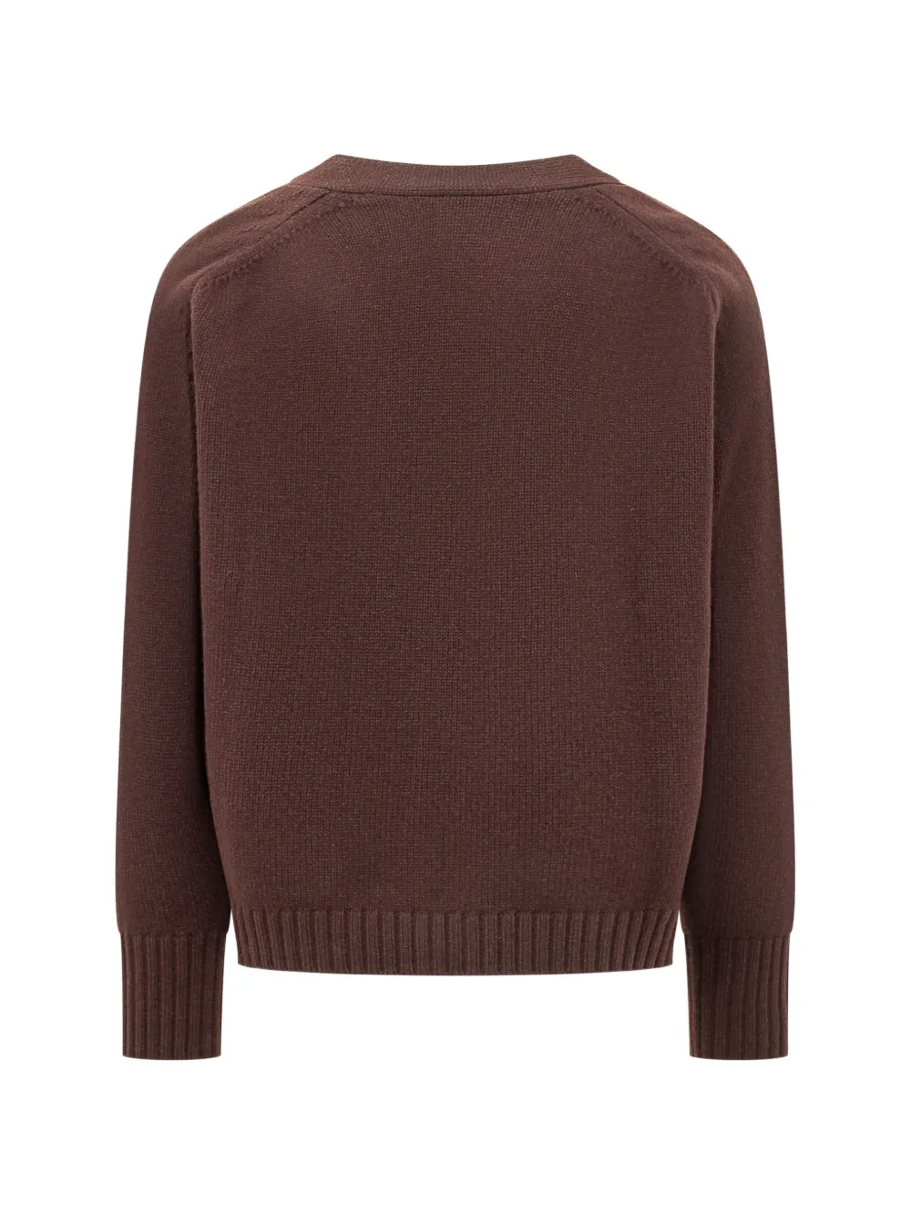 Studio Nicholson V-neck patch-pocket cardigan Bruin