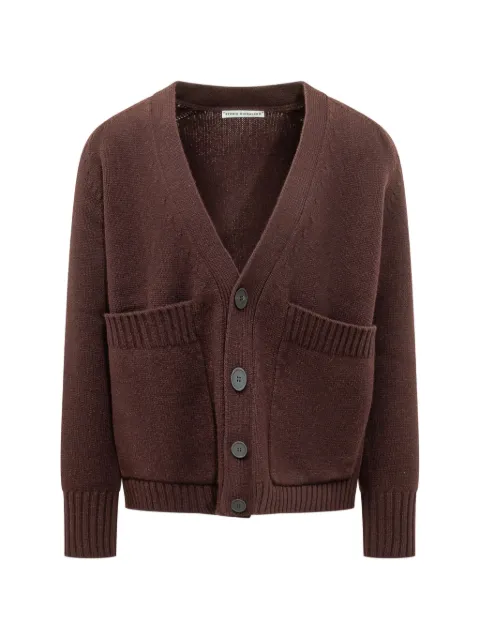 Studio Nicholson V-neck patch-pocket cardigan