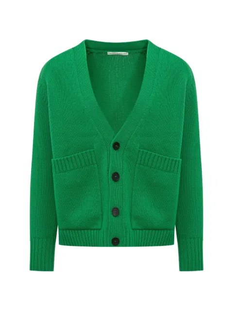Studio Nicholson V-neck patch-pocket cardigan