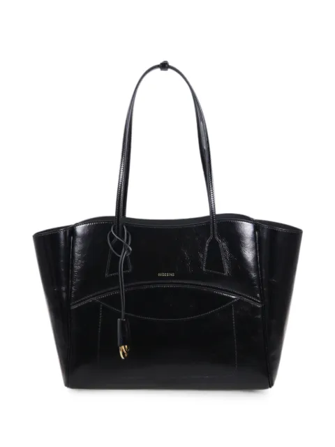 HIDESINS polished leather tote bag