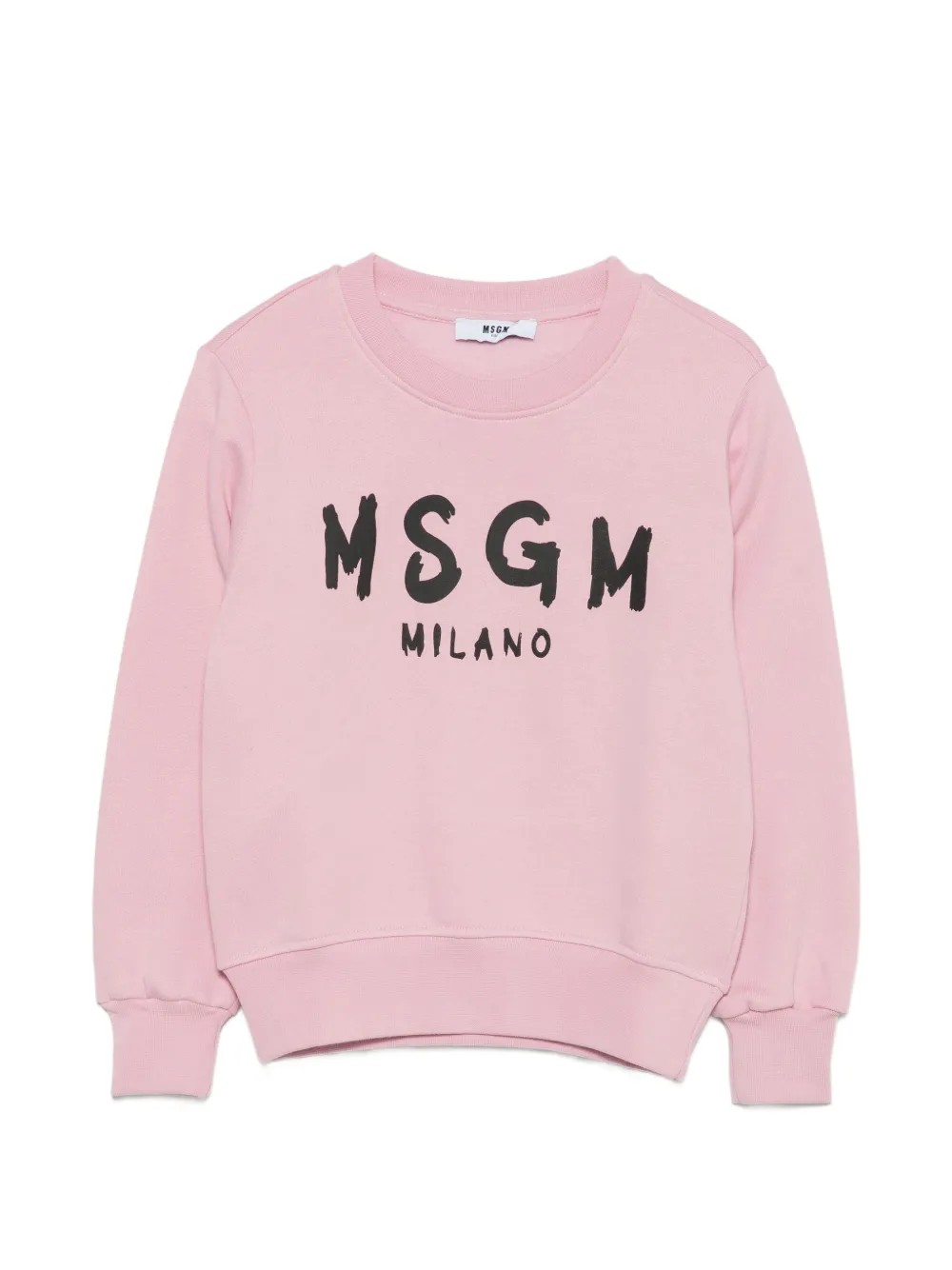 MSGM Kids logo-print sweater - Rosa