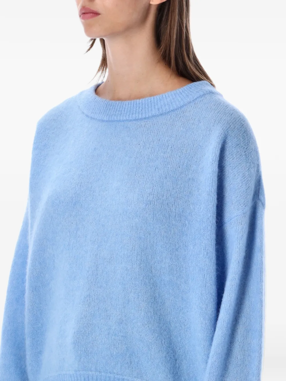 American Vintage Vitow brushed-finish sweater Blauw