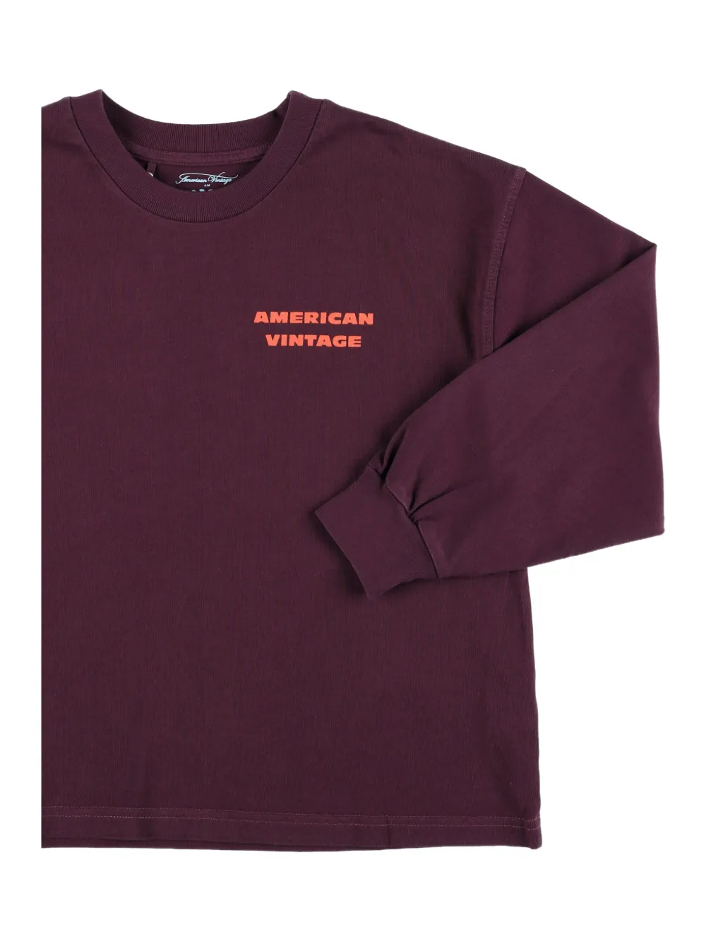 American Vintage Kids Fizvalley T-shirt met lange mouwen Paars