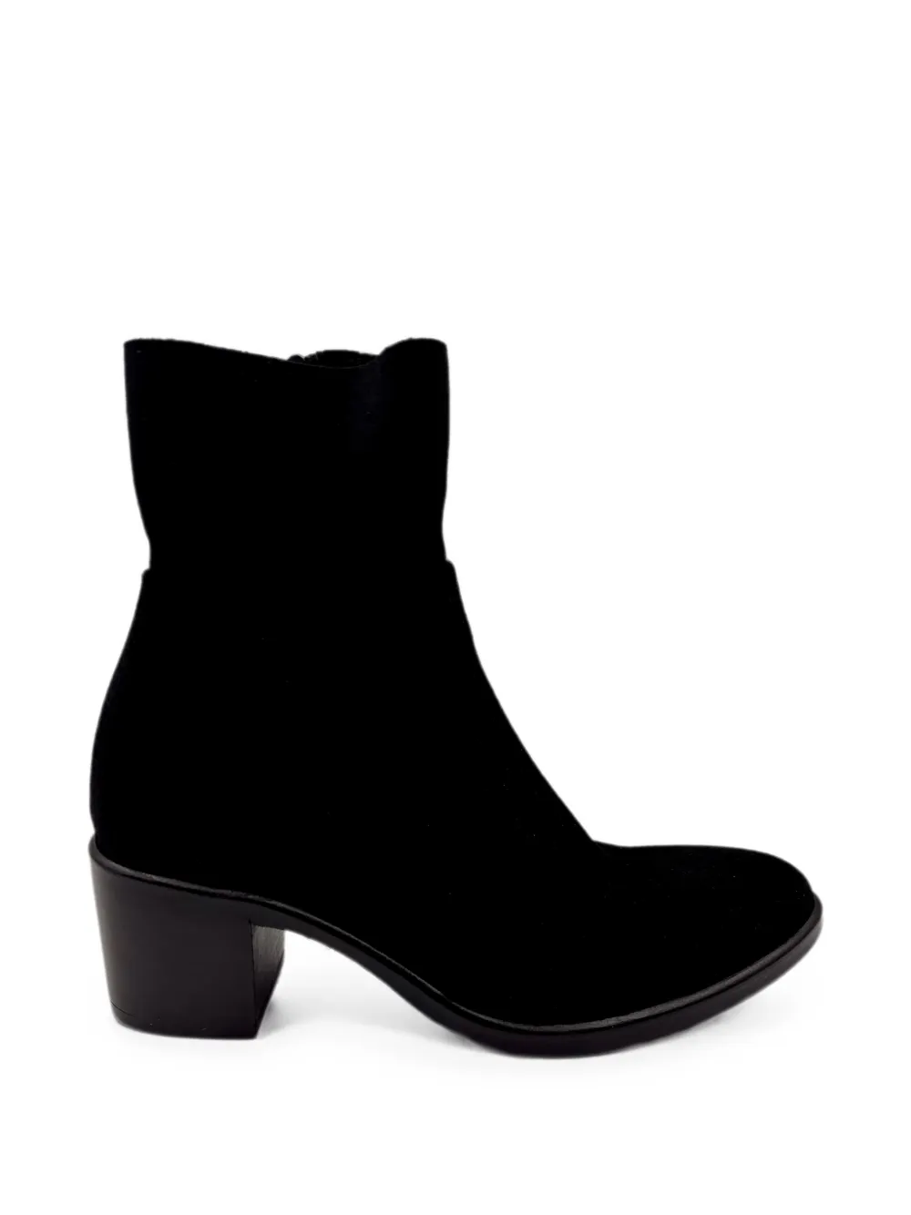 Strategia shoes Suède enkellaarzen Zwart