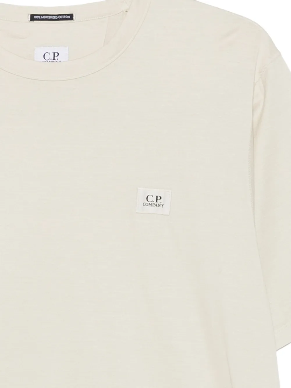 C.P. Company T-shirt met logopatch Beige