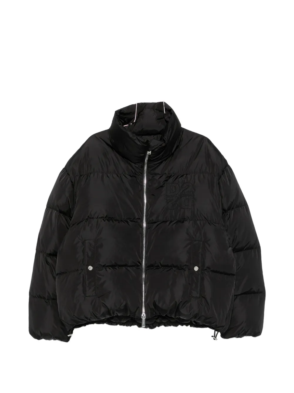 Dsquared2 Quilted High-neck Puffer Jacket In Black
