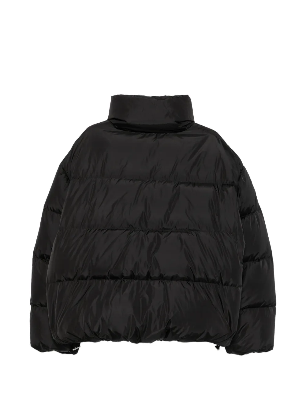 DSQUARED2 quilted high-neck puffer jacket Zwart
