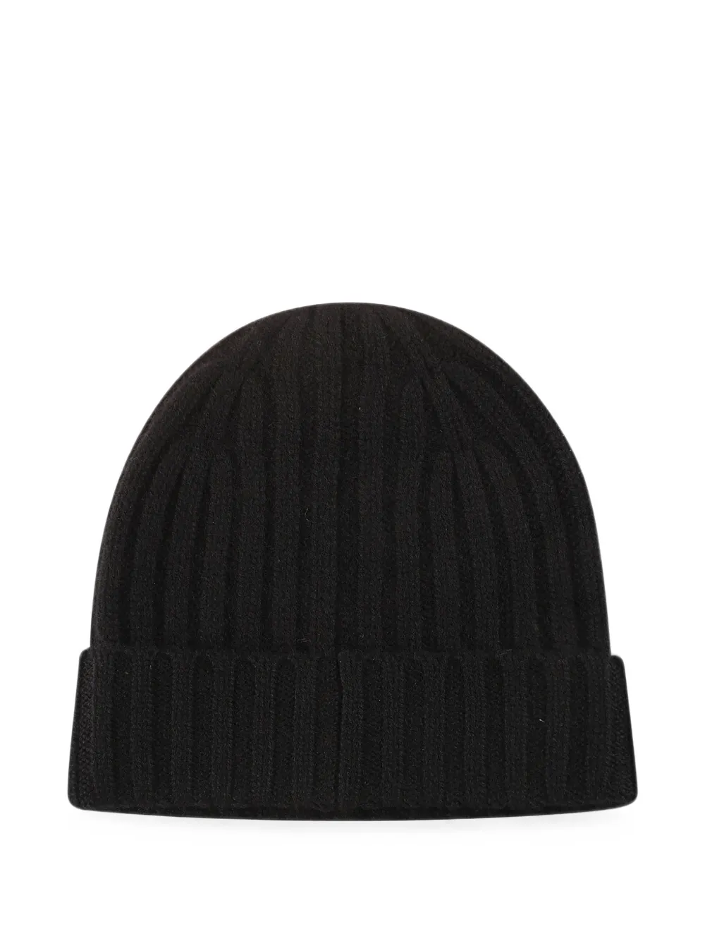 BeYou Gerippte Beanie - Schwarz