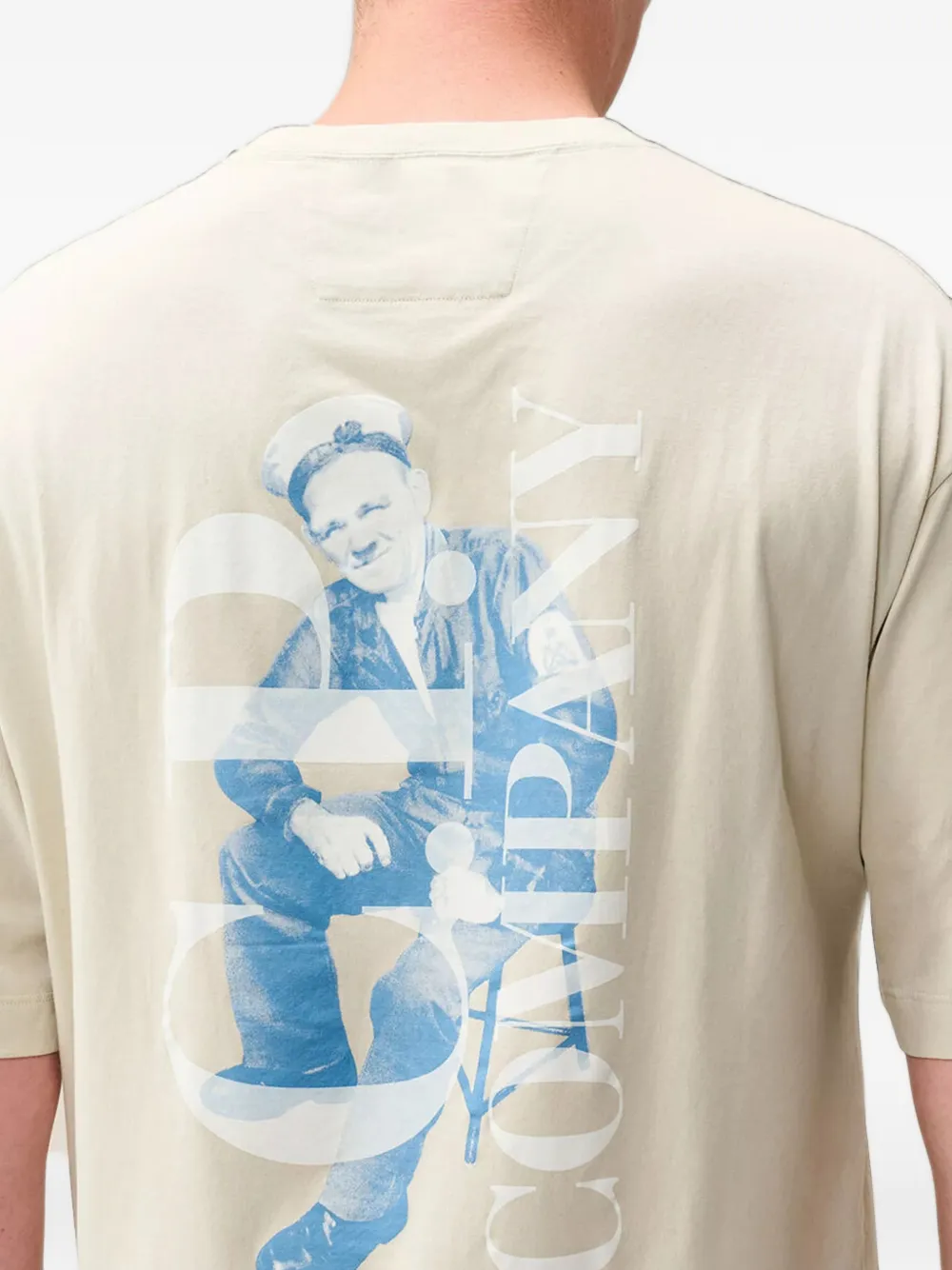 C.P. Company 30 1 Britisch Sailor jersey T-shirt met korte mouwen Beige