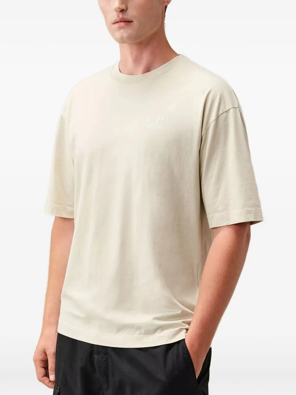 C.P. Company 30 1 Britisch Sailor jersey T-shirt met korte mouwen Beige