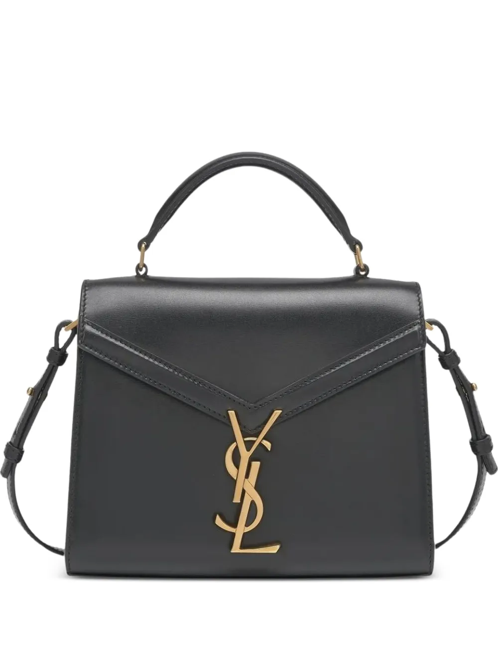 Saint Laurent Cassandra leather shoulder bag - Schwarz