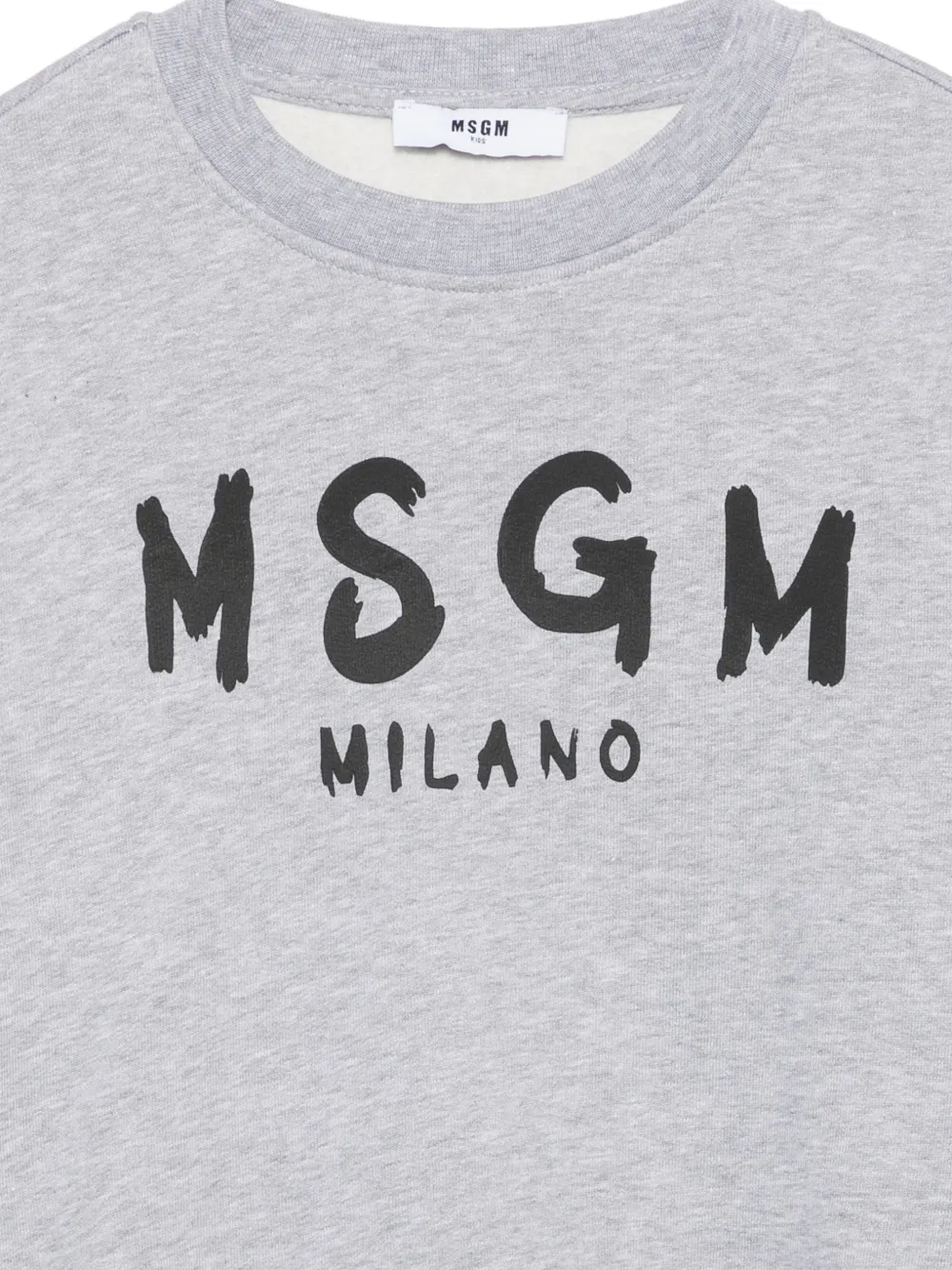 MSGM Kids Sweater van katoen Grijs