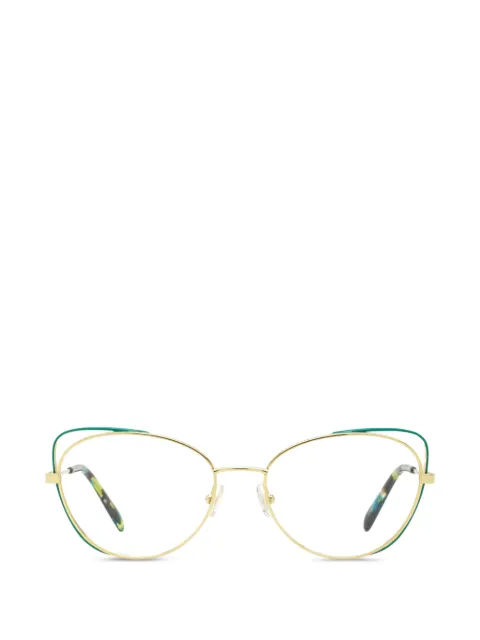 PUCCI floating-rim oval-frame glasses
