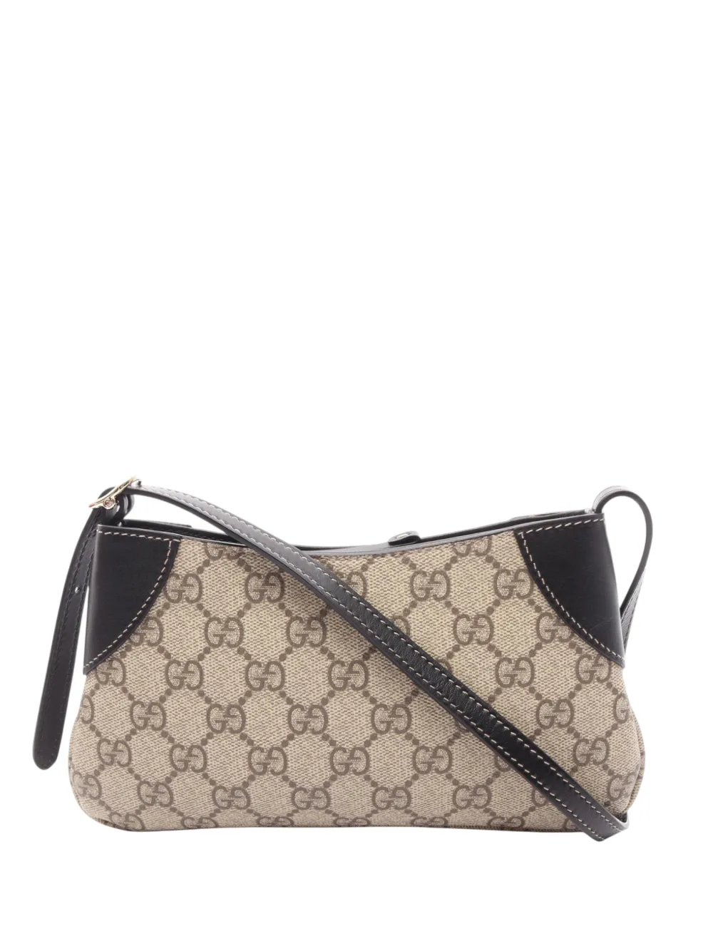 Gucci Pre-Owned 2016-2026 Small GG Canvas Emblem shoulder bag - Toni neutri