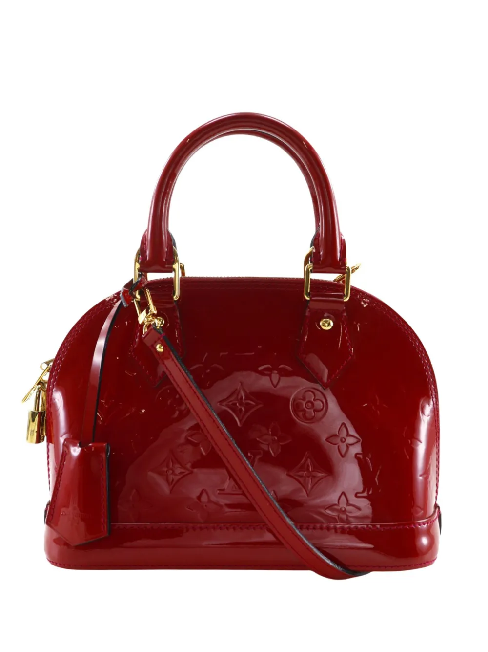 Louis Vuitton Pre-Owned 2013 Monogram Vernis Alma BB satchel - Rot