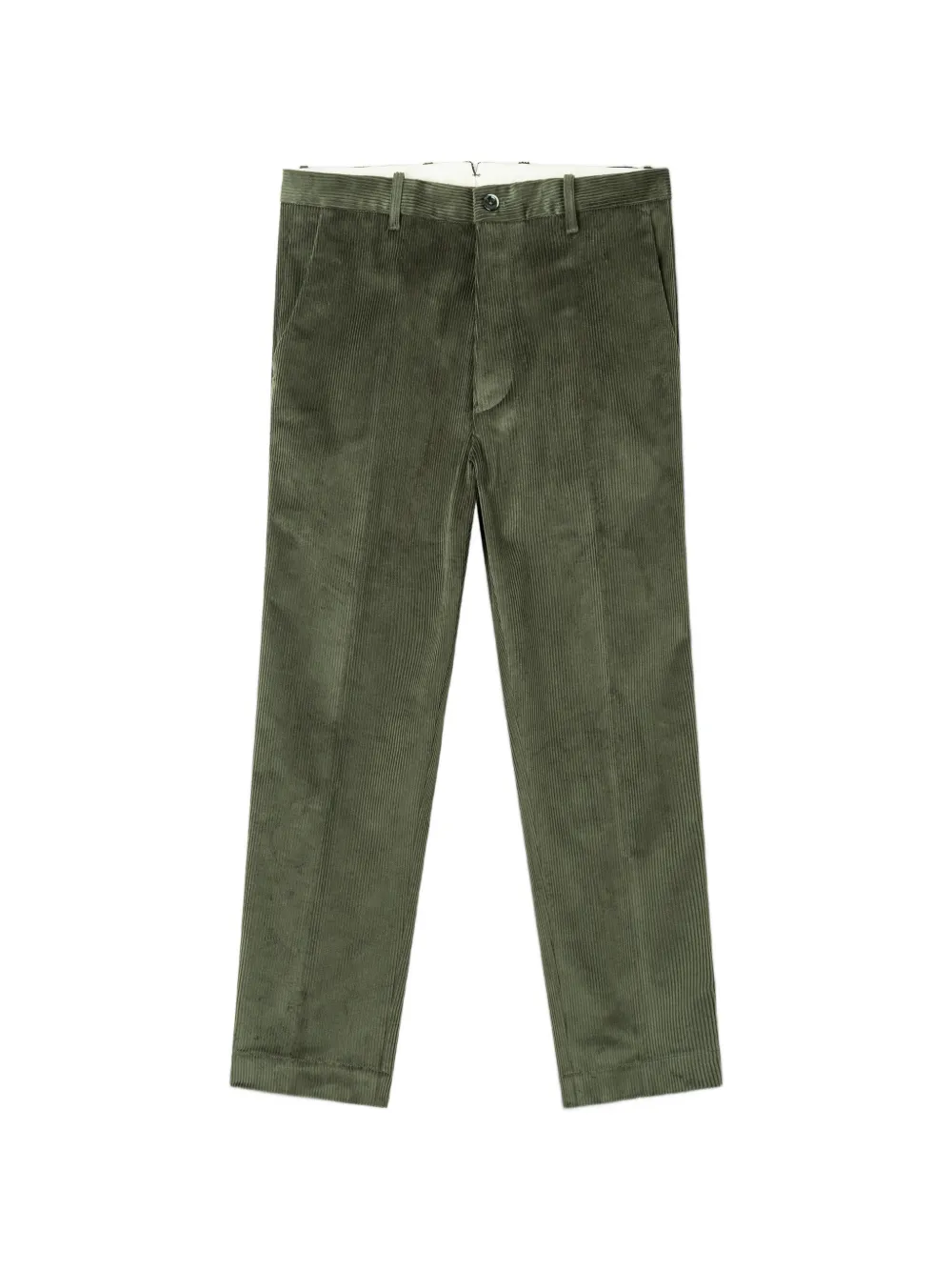 Nine In The Morning Giove slim corduroy trousers - Grün