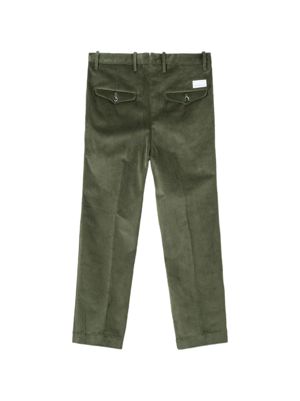 Nine In The Morning Giove slim-fit ribfluwelen broek Groen