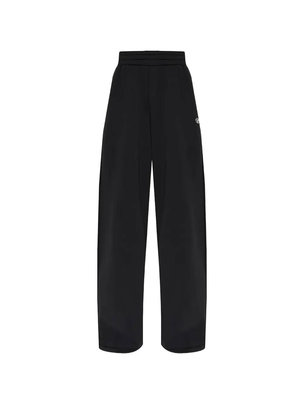 Diesel loose track pants with elastic waistband - Nero
