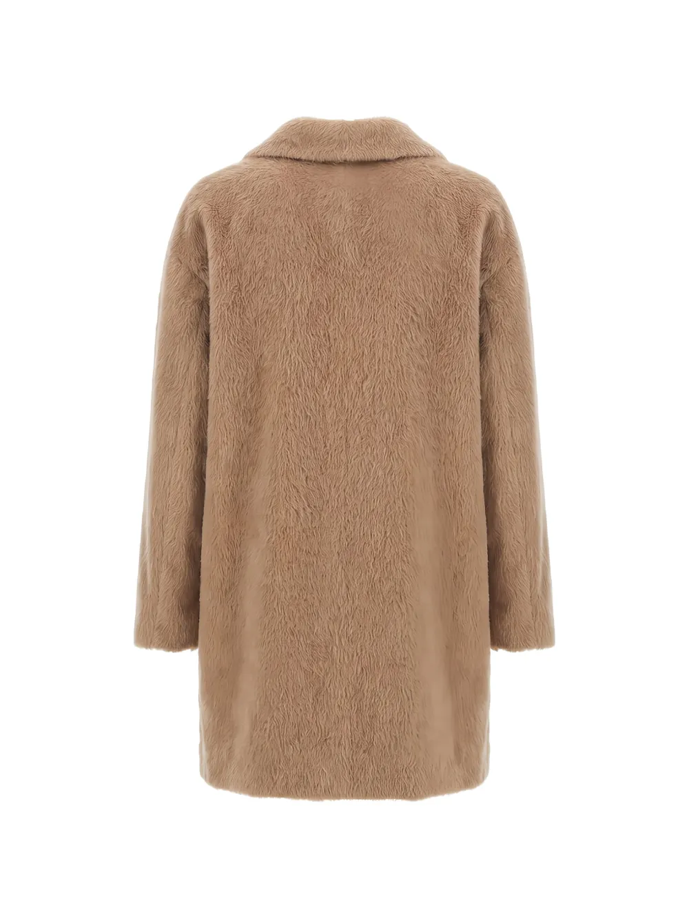 Peserico Jas met enkele rij knopen Beige