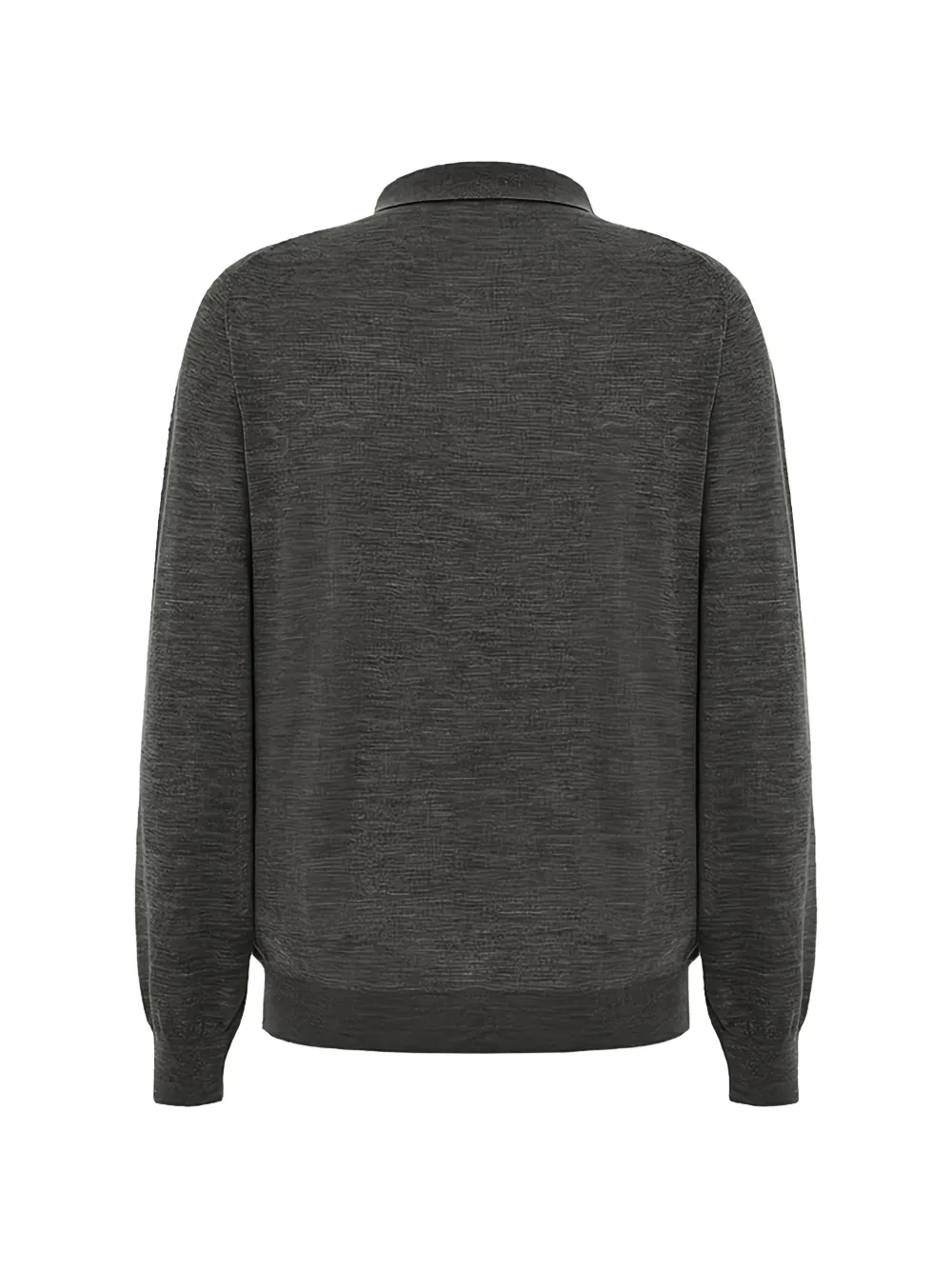 Malo Poloshirt met lange mouwen Grijs