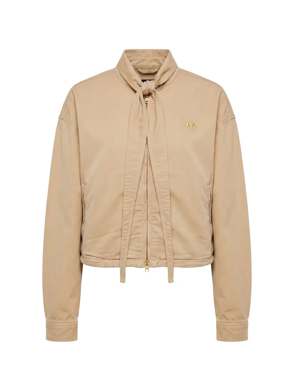 Diesel Giacca con applicazione logo - Toni neutri