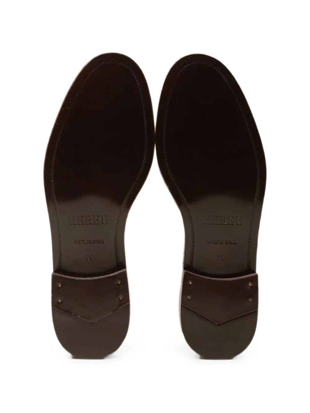 Hereu Besso geweven sandalen met T-bandje Bruin