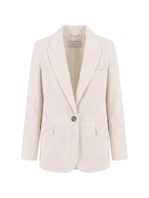 Peserico corduroy single-breasted blazer