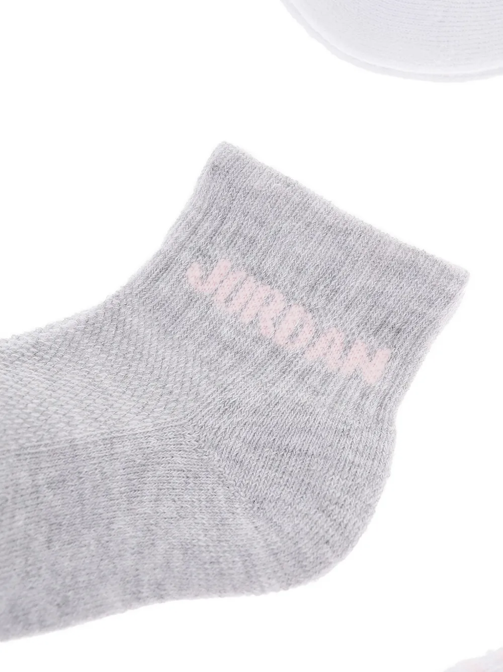 Jordan Kids logo-embroidered socks set (set of six) Roze