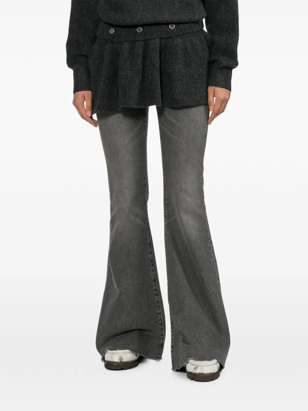 R13 Flared jeans Grijs