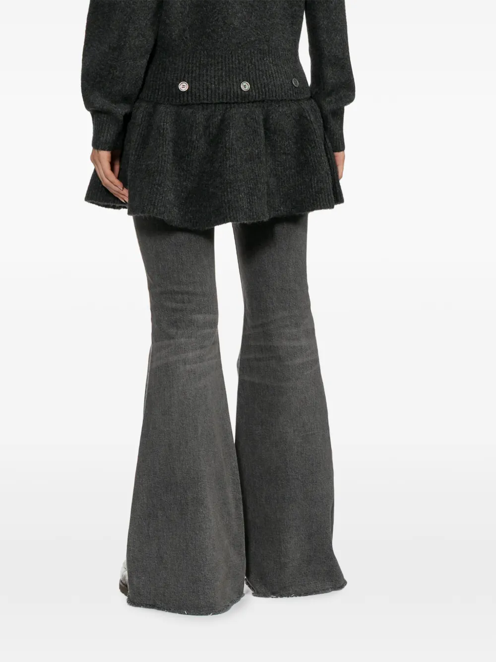 R13 Flared jeans Grijs