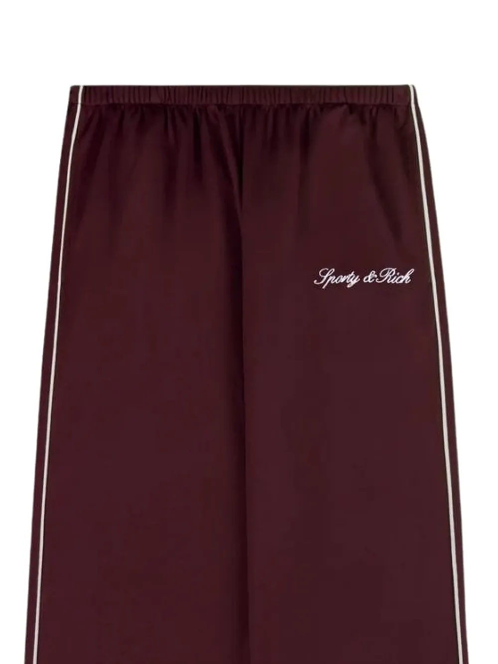 Sporty & Rich Trainingsbroek met zijstreep Rood