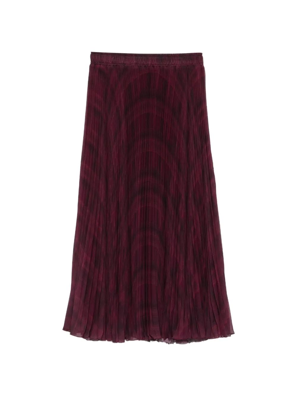 Ermanno Scervino plissé-effect patterned MIDI skirt